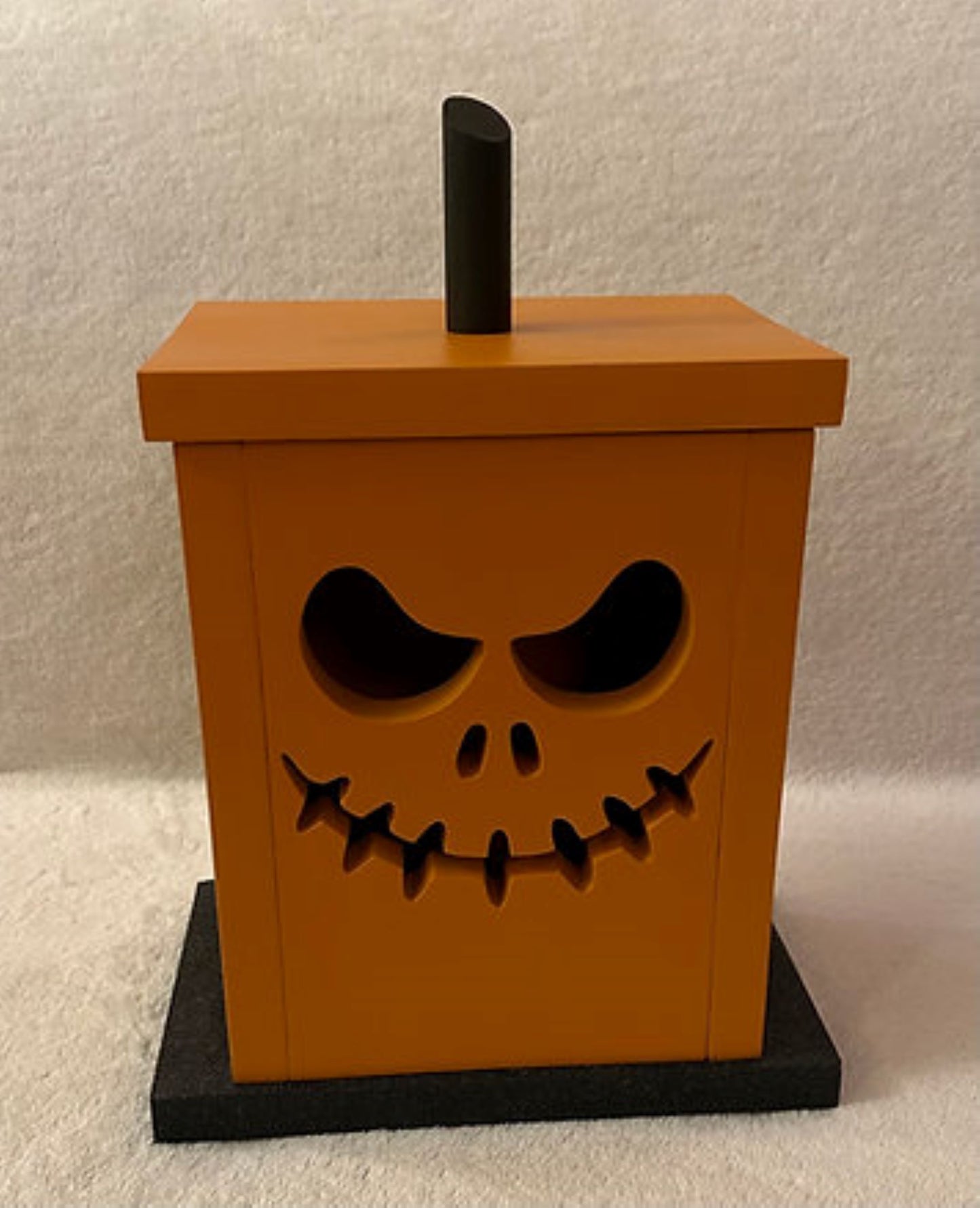 Wooden Jack O' Lantern