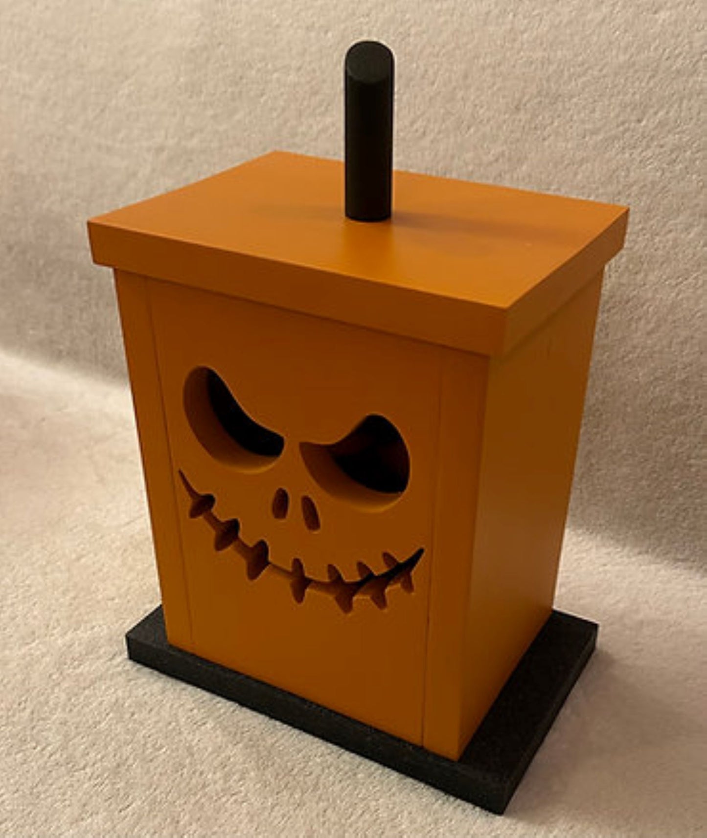 Wooden Jack O' Lantern