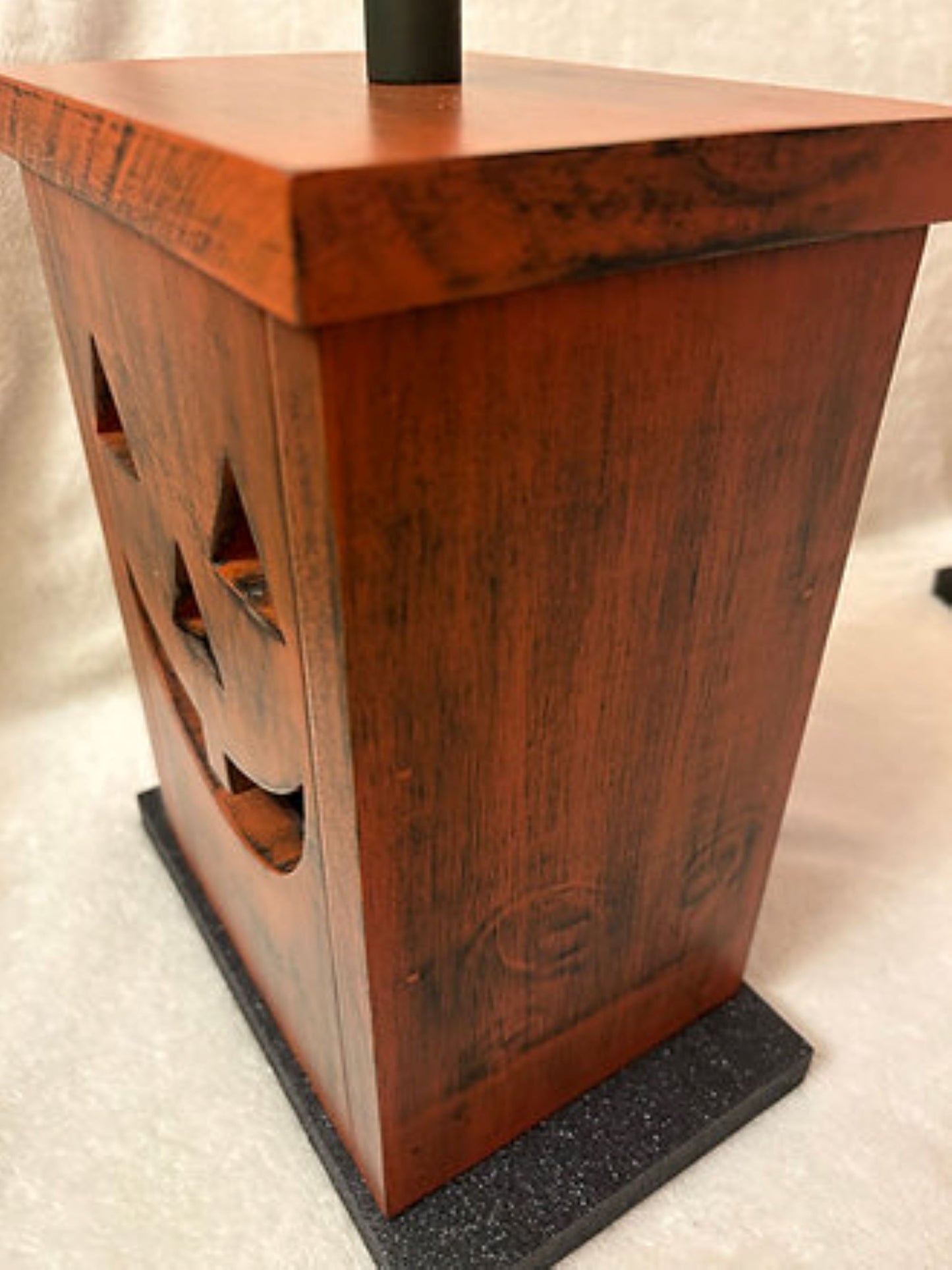 Wooden Jack O' Lantern