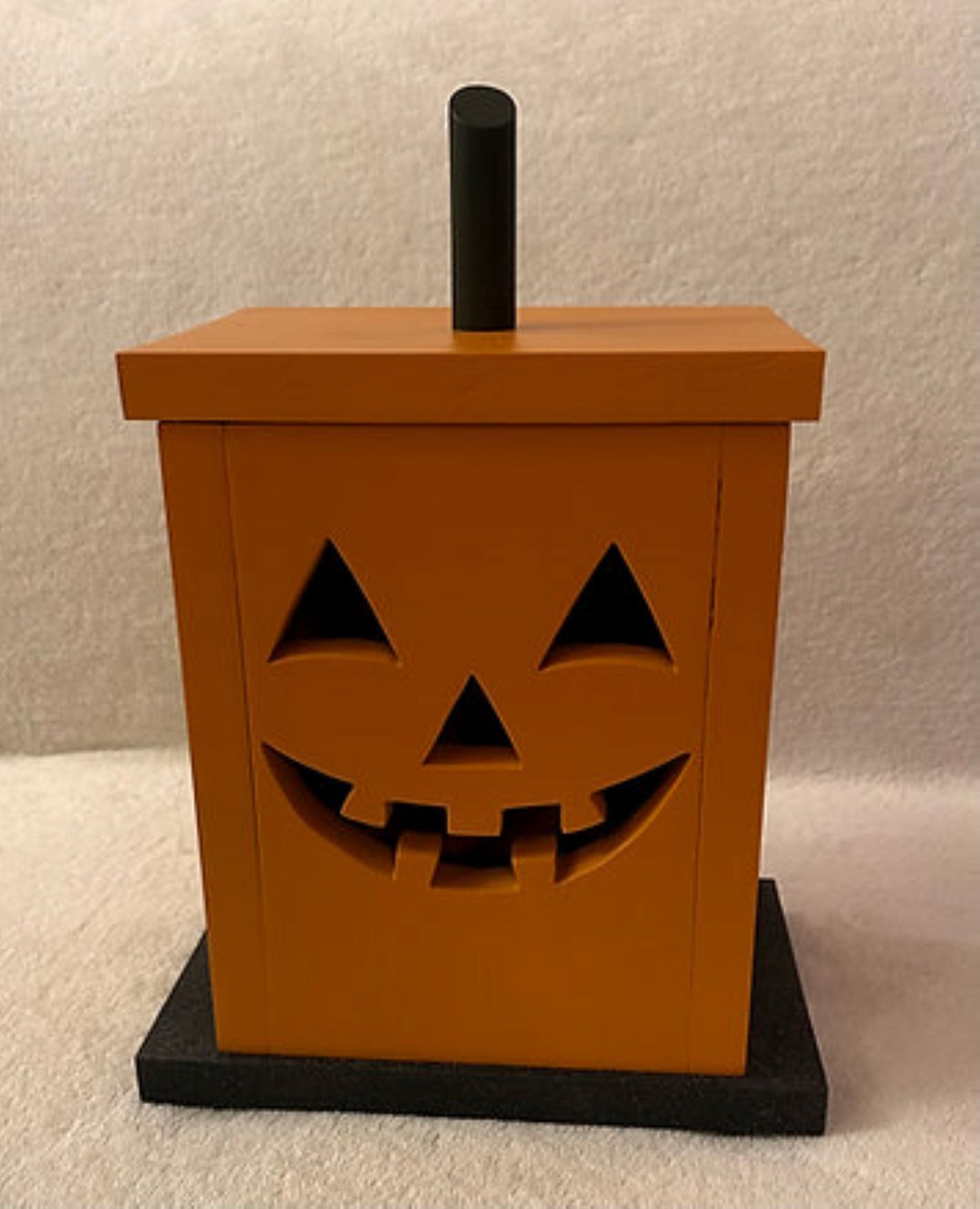 Wooden Jack O' Lantern