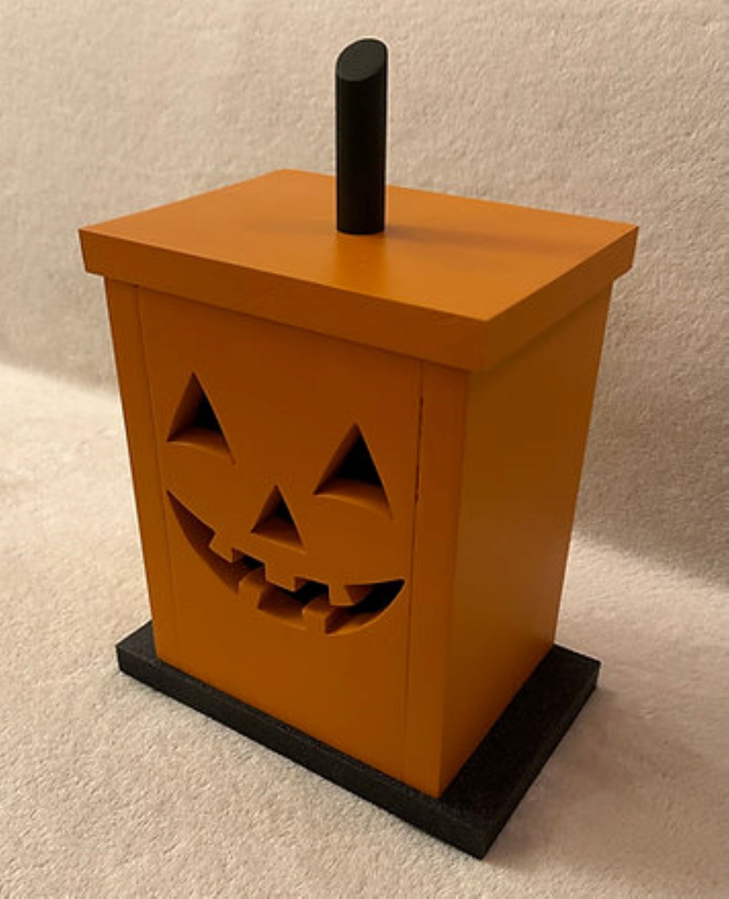 Wooden Jack O' Lantern